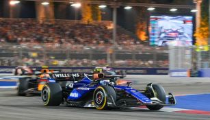 Checo elogió el rendimiento de Colapinto en el GP de Singapur