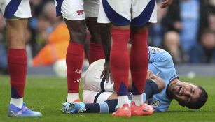 Rodri sale lesionado y en lágrimas durante el juego ante Arsenal