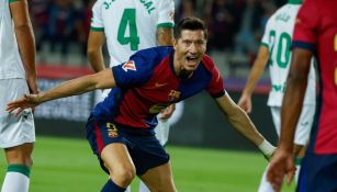 Lewandowski le dio victoria a Barcelona ante Getafe