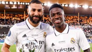 Benzema 'defiende' a Vinicius tras no ganar el Balón de Oro: 'Merecía ganarlo'