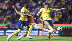 Reyes durante el partido ante Pachuca