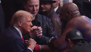 Donald Trump asistió a combate de UFC en New York 