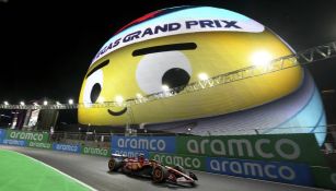 The Sphere de Las Vegas 'se burla' de la eliminación de Checo Pérez en la Q1