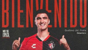 Atlas hace oficial el fichaje de Gustavo del Gustavo del Prete