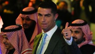 Cristiano Ronaldo en presentación con el Al-Nassr