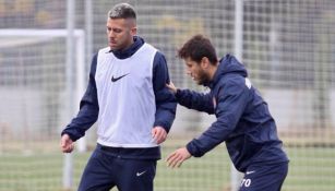 Jérémy Ménez, durante entrenamiento con el Antalyaspor 