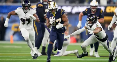 NFL: Chargers colocan a JK Dobbins en la lista de lesionados 