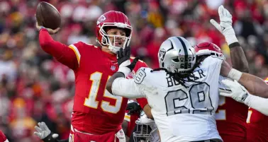 Kansas City Chiefs a un triunfo ante los Chargers de ser campeones divisionales