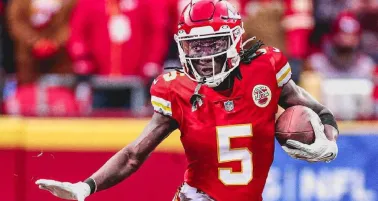 ¡Listo para los Playoffs! Marquise Brown, wide receiver de los Chiefs, vuelve tras cirugía de hombro