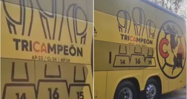 América lucirá su tricampeonato en el autobús del equipo 