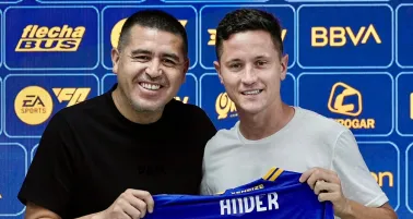 ¡Mal y de malas! Ander Herrera se lesionó en su debut con Boca Juniors 