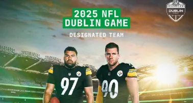 ¡Oficial! Pittsburgh Steelers jugarán en Irlanda en el 2025