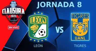 León vs Tigres EN VIVO Liga MX Clausura 2025 Jornada 8