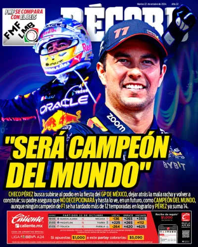 "Será campeón del mundo"