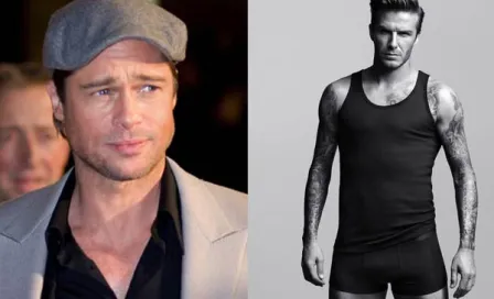 Brad Pitt usa ropa interior diseñada por David Beckham