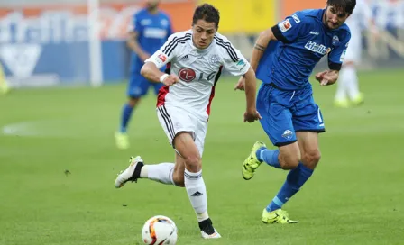 Chicharito, encantado con su debut y el reto alemán