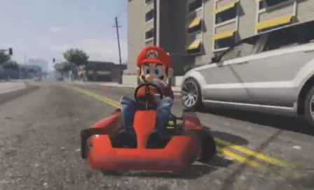 ¿Mario Bros en Grand Theft Auto V?