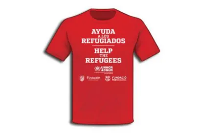 Atlético y Barcelona portarán playera a favor de refugiados  