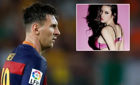 Modelo revela que pasó una noche con Lionel Messi 