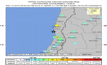 Terremoto de 8.3 grados golpea a Chile