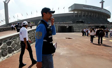 Olímpico Universitario, primer estadio en realizar un simulacro