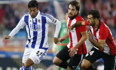   Vela y Reyes, titulares en empate de la Real Sociedad