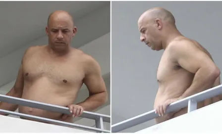 Captan a Vin Diesel con evidente sobrepeso