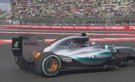 Frenos de Rosberg se incendian en el AHR