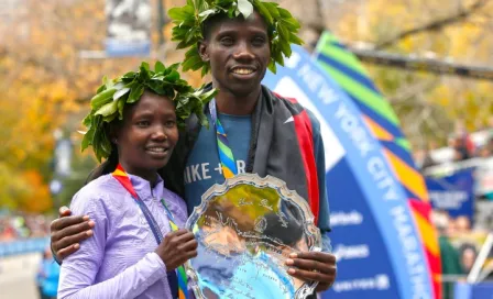 Kenianos conquistan el Maratón de Nueva York