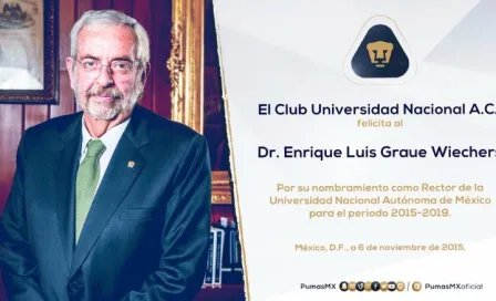  Enrique Graue Wiechers, nuevo Rector de la UNAM