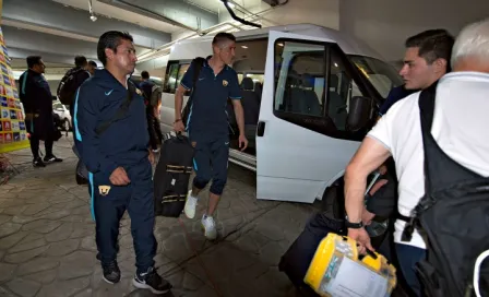 Camión de los Pumas se descompone