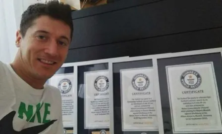 Lewandowski entra en el libro de los Récords Guinness