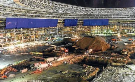 Estadio Luzhnikí se alista para Rusia 2018