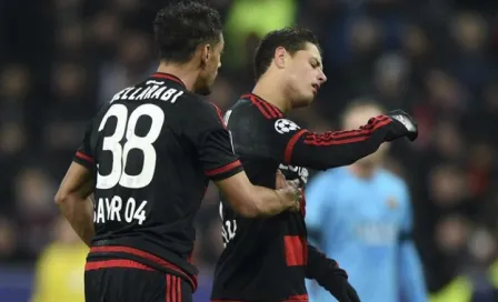 Chicharito 'explota' contra compañero del Leverkusen