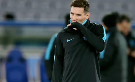 Messi regresa a entrenar pero sigue en duda