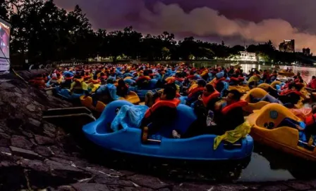 Cine llega al lago del Bosque de Aragón