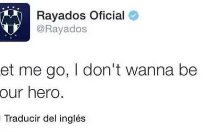 CM de Rayados tuitea canción por error 