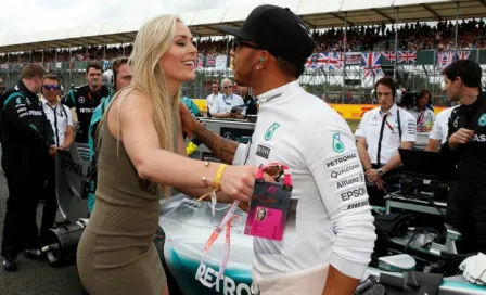 ¿Hamilton y Lindsey Vonn presumen romance?