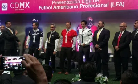 Mancera presenta la Liga de Futbol Americano Profesional