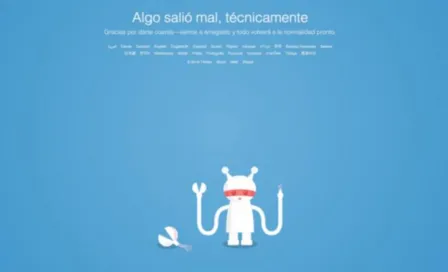 Twitter sufre caída a nivel mundial