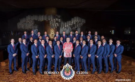 Chivas revela su fotografía oficial en la Basílica