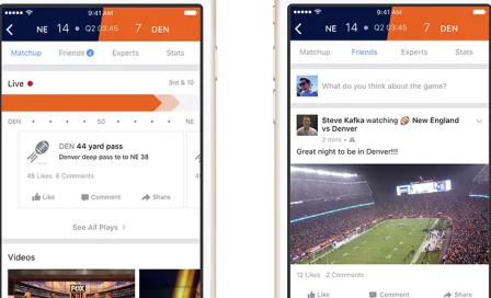 Facebook lanza plataforma para eventos deportivos