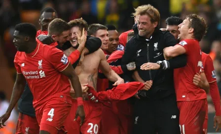 Liverpool remonta juego de locura al Norwich City