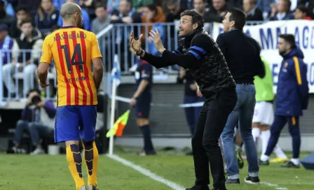 "Nunca hacemos un partido redondo con el Málaga": Luis Enrique