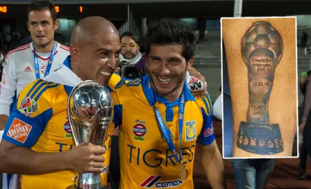 Arévalo, 'trolleado' por tatuaje de campeonato con Tigres