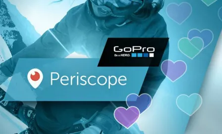 Usuarios de GoPro podrán transmitir en Periscope