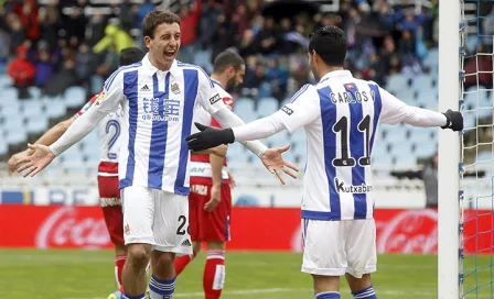 Carlos Vela conduce triunfo de la Real Sociedad