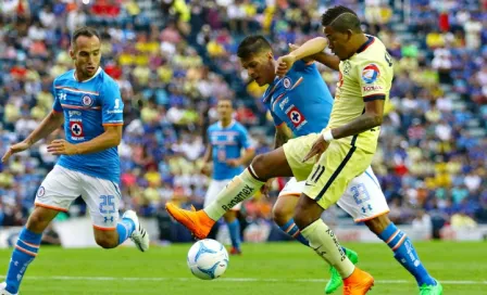 Jugadores de América y Cruz Azul 'calientan' Clásico Joven