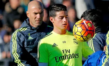 Zidane habría recomendado a James ir al psicólogo