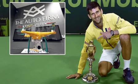 Djokovic manda a 'tunear' su dron